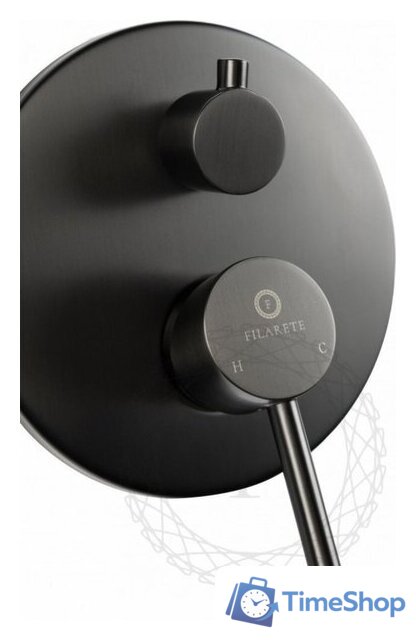 Душевая система  Filarete Roun FL1024 (графит) - Изображение №5 — Интернет-магазин Time-Shop