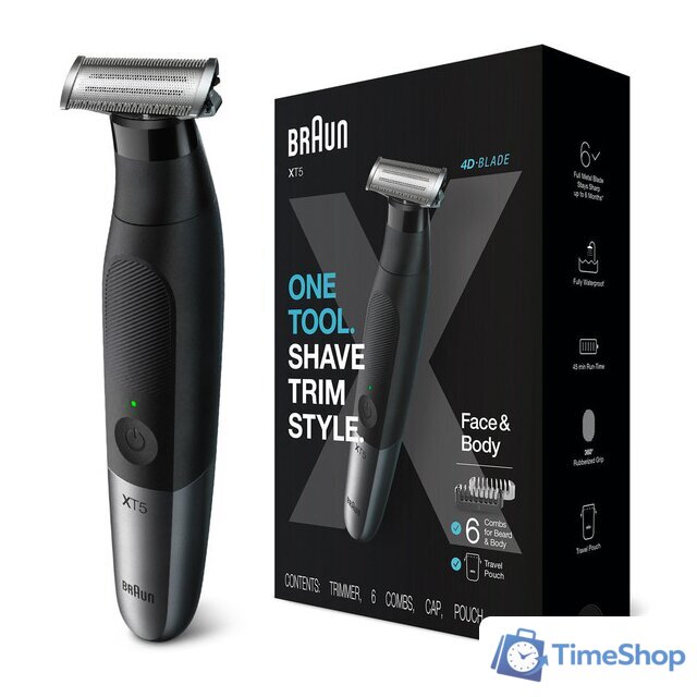Триммер для бороды и усов Braun XT5200 - Изображение №2 — Интернет-магазин Time-Shop