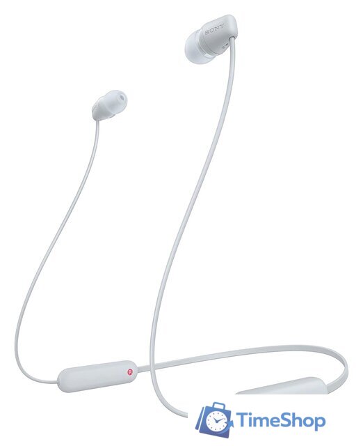 Наушники Sony WI-C100 (белый) - Изображение №1 — Интернет-магазин Time-Shop