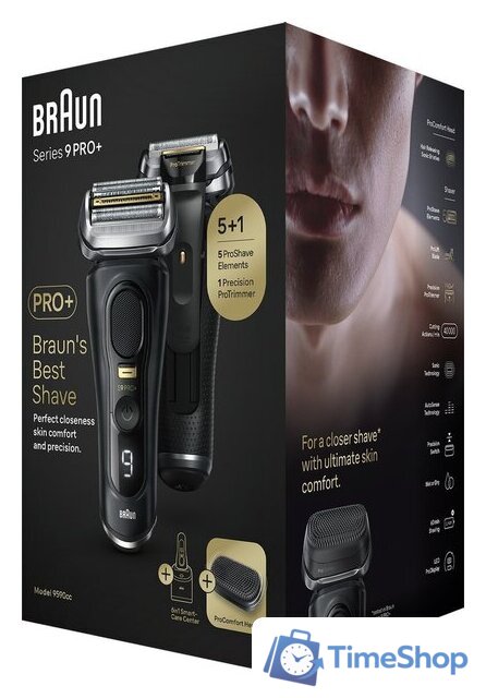 Электробритва Braun Series 9 Pro+ 9590cc - Изображение №8 — Интернет-магазин Time-Shop