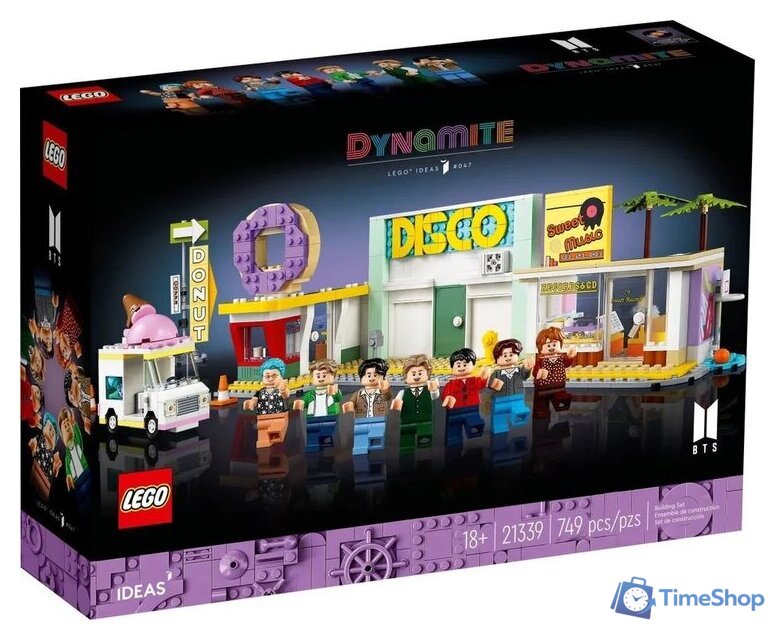 Конструктор LEGO Ideas 21339 BTS Dynamite - Изображение №1 — Интернет-магазин Time-Shop