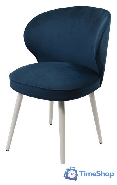  Мирабелла Осло Велюр (синий/белый) - Изображение №1 — Интернет-магазин Time-Shop