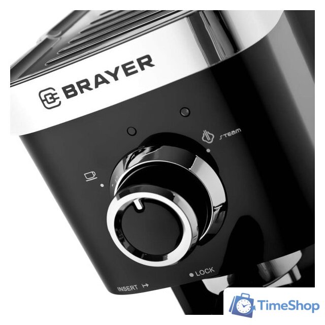 Рожковая кофеварка Brayer BR1100 - Изображение №3 — Интернет-магазин Time-Shop