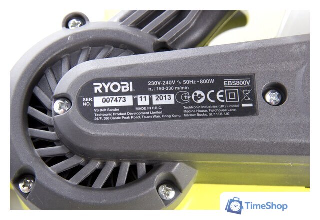 Ленточная шлифмашина Ryobi EBS800V - Изображение №2 — Интернет-магазин Time-Shop