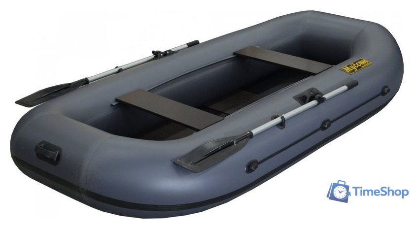 Гребная лодка Муссон B-270 PC (серый) - Изображение №3 — Интернет-магазин Time-Shop