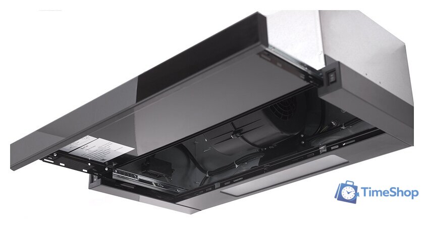 Кухонная вытяжка Exiteq EX-1076 (черное стекло) - Изображение №2 — Интернет-магазин Time-Shop