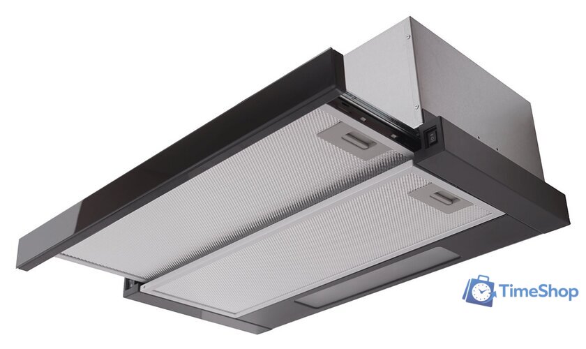 Кухонная вытяжка Exiteq EX-1076 (черное стекло) - Изображение №3 — Интернет-магазин Time-Shop