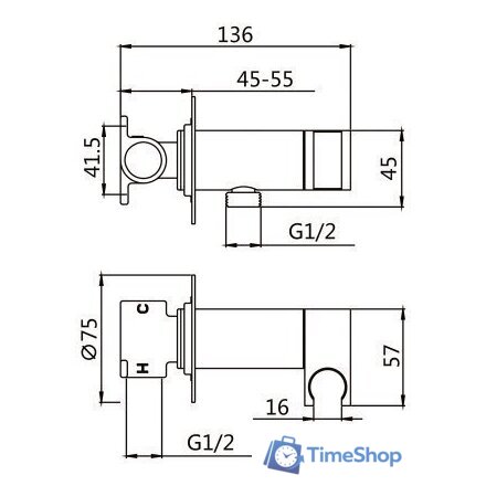 Гигиенический душ Shevanik S147H - Изображение №2 — Интернет-магазин Time-Shop