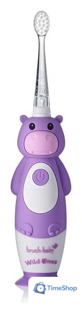 Электрическая зубная щетка Brush-Baby WildOnes Hippo - Изображение №2 — Интернет-магазин Time-Shop