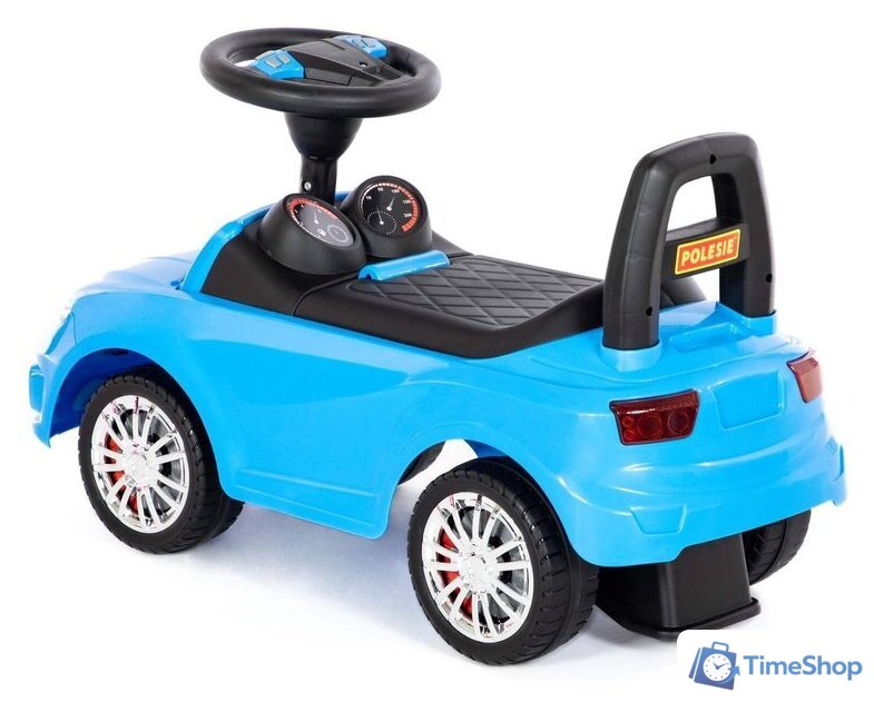 Каталка Полесье SuperCar №5 84521 (голубой) - Изображение №5 — Интернет-магазин Time-Shop