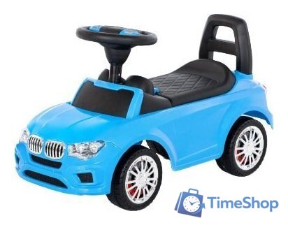 Каталка Полесье SuperCar №5 84521 (голубой) - Изображение №1 — Интернет-магазин Time-Shop