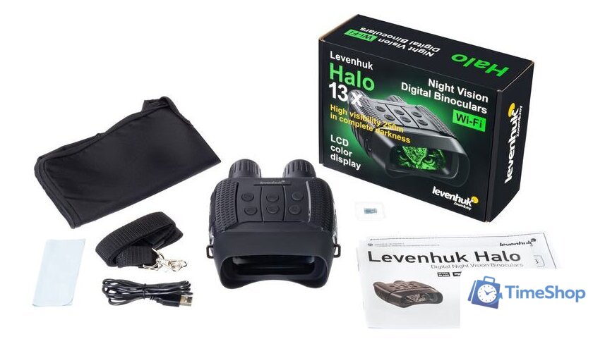Бинокль Levenhuk Halo 13x Wi-Fi (черный) - Изображение №9 — Интернет-магазин Time-Shop