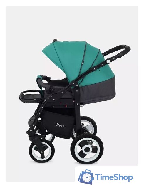 Универсальная коляска Rant Dream (2 в 1, 08 серый/темно-зеленый) - Изображение №5 — Интернет-магазин Time-Shop