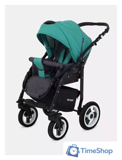 Универсальная коляска Rant Dream (2 в 1, 08 серый/темно-зеленый) - Изображение №9 — Интернет-магазин Time-Shop