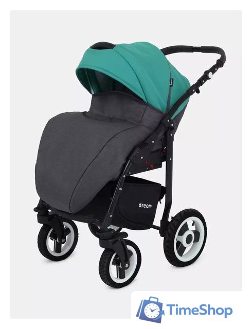 Универсальная коляска Rant Dream (2 в 1, 08 серый/темно-зеленый) - Изображение №8 — Интернет-магазин Time-Shop