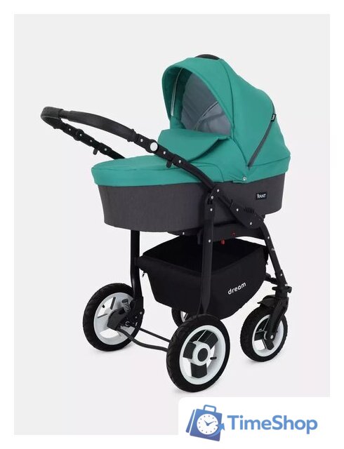 Универсальная коляска Rant Dream (2 в 1, 08 серый/темно-зеленый) - Изображение №14 — Интернет-магазин Time-Shop