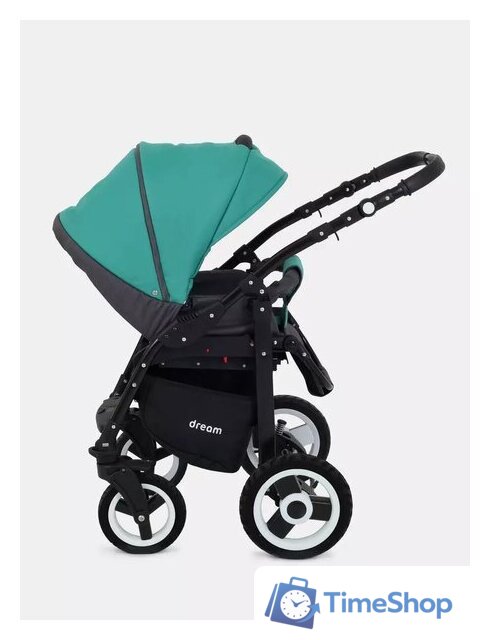 Универсальная коляска Rant Dream (2 в 1, 08 серый/темно-зеленый) - Изображение №7 — Интернет-магазин Time-Shop