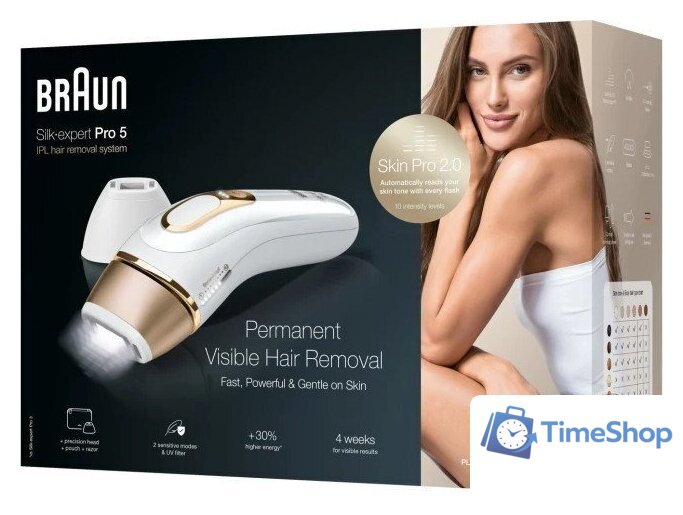 Фотоэпилятор Braun Silk-expert Pro 5 PL5154 - Изображение №5 — Интернет-магазин Time-Shop