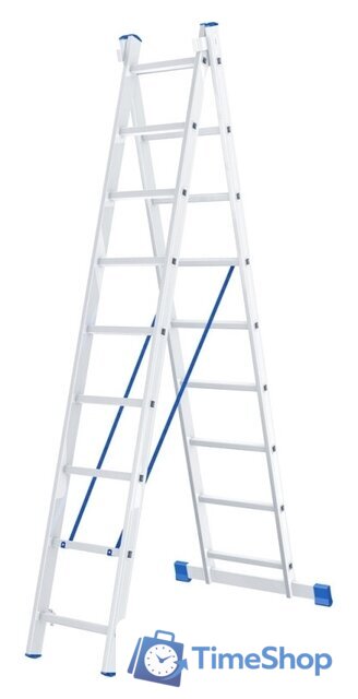 Лестница-стремянка СибрТех 97909 2x9 ступеней - Изображение №1 — Интернет-магазин Time-Shop