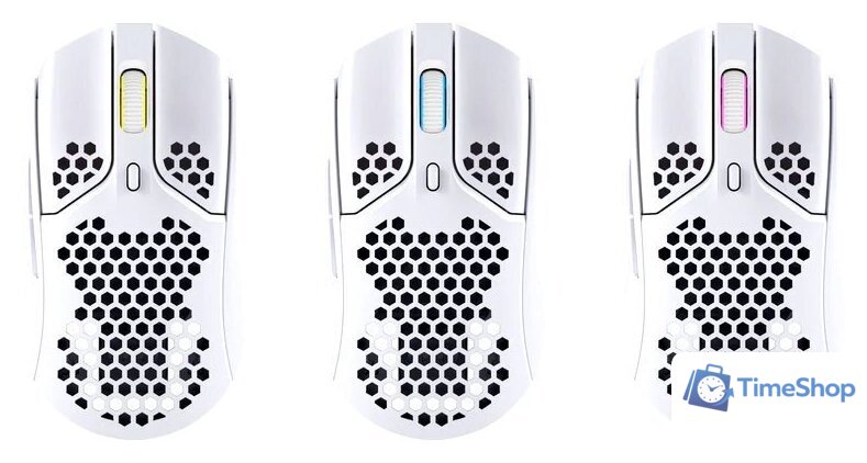 Игровая мышь HyperX Pulsefire Haste Wireless (белый) - Изображение №7 — Интернет-магазин Time-Shop