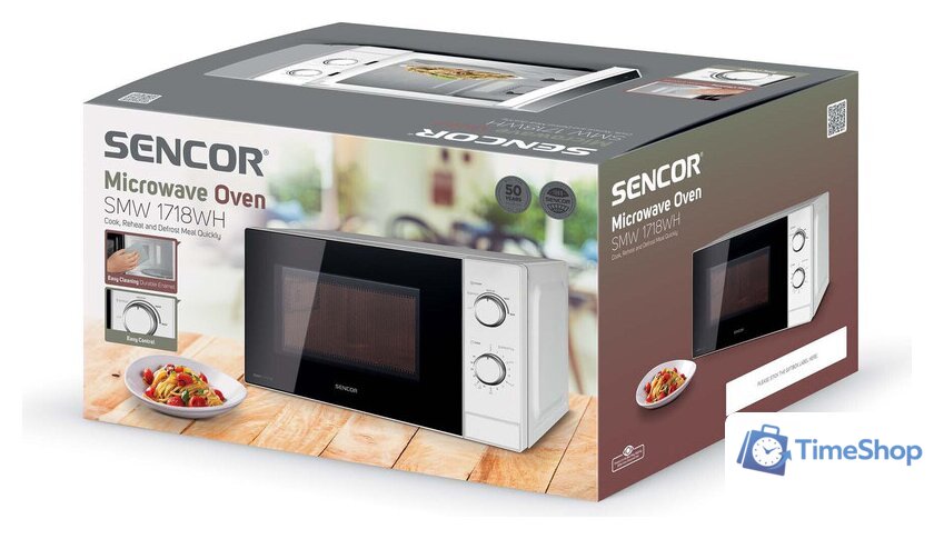 Микроволновая печь Sencor SMW 1718WH - Изображение №3 — Интернет-магазин Time-Shop