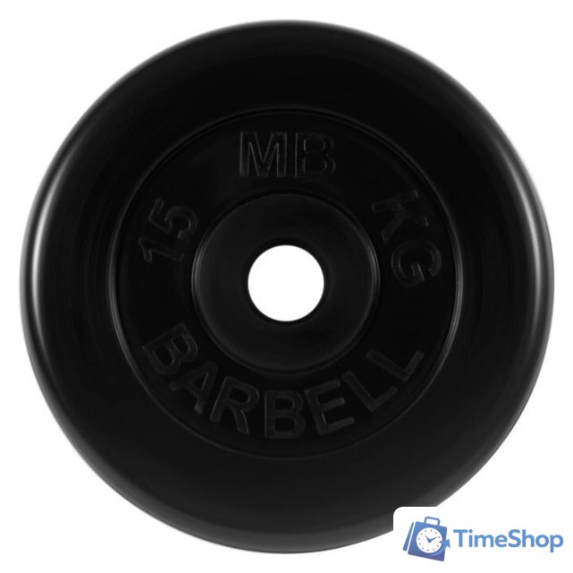 Диск MB Barbell Стандарт 51 мм (1x15 кг) - Изображение №1 — Интернет-магазин Time-Shop
