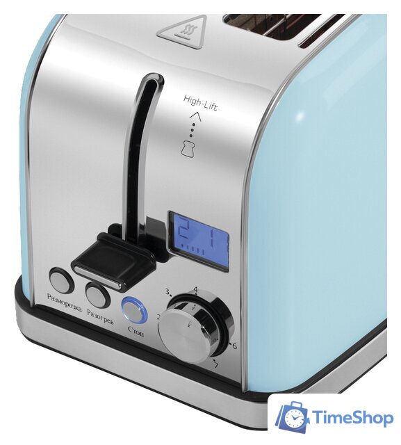 Тостер MAUNFELD MF-821BL - Изображение №6 — Интернет-магазин Time-Shop