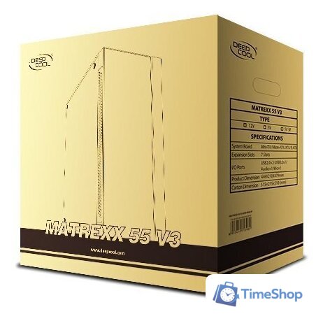 Корпус DeepCool MATREXX 55 V3 ADD-RGB DP-ATX-MATREXX55V3-AR-3F - Изображение №16 — Интернет-магазин Time-Shop
