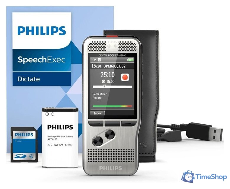Диктофон Philips DPM6000 - Изображение №6 — Интернет-магазин Time-Shop