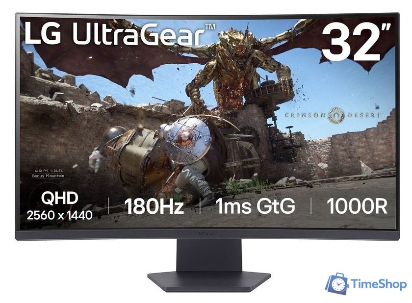 Игровой монитор LG UltraGear 32GS60QC-B - Изображение №1 — Интернет-магазин Time-Shop