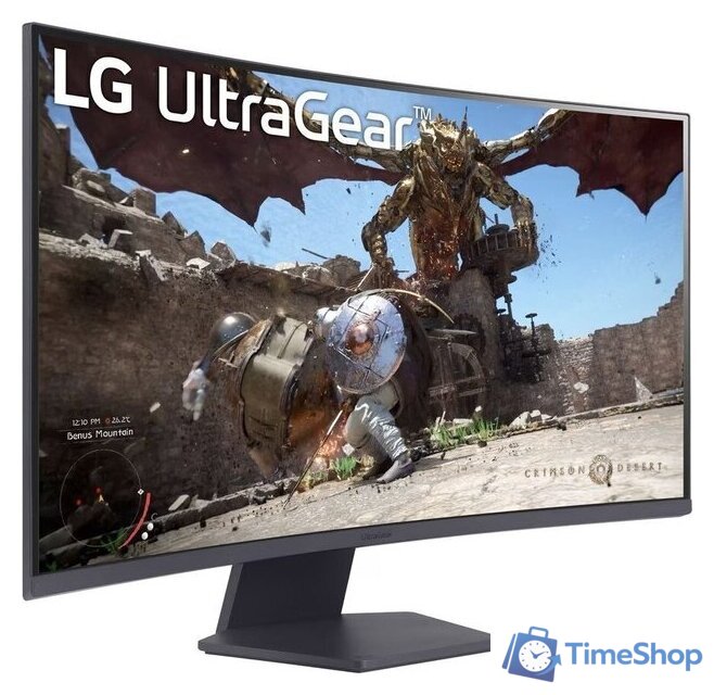 Игровой монитор LG UltraGear 32GS60QC-B - Изображение №4 — Интернет-магазин Time-Shop