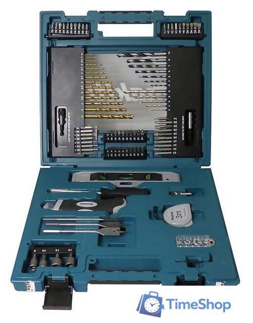 Набор оснастки для электроинструмента Makita D-31778 (104 предмета) - Изображение №1 — Интернет-магазин Time-Shop