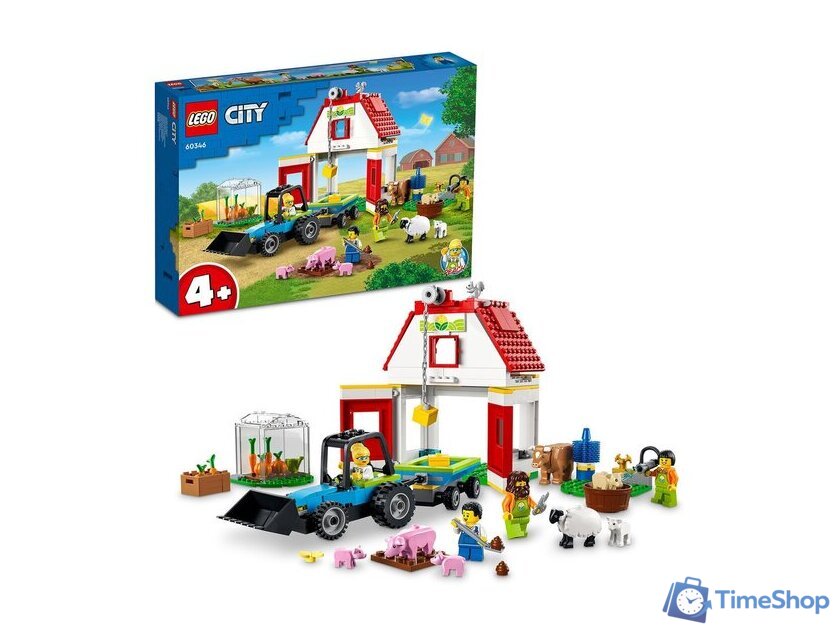 Конструктор LEGO City 60346 Ферма и амбар с животными - Изображение №9 — Интернет-магазин Time-Shop