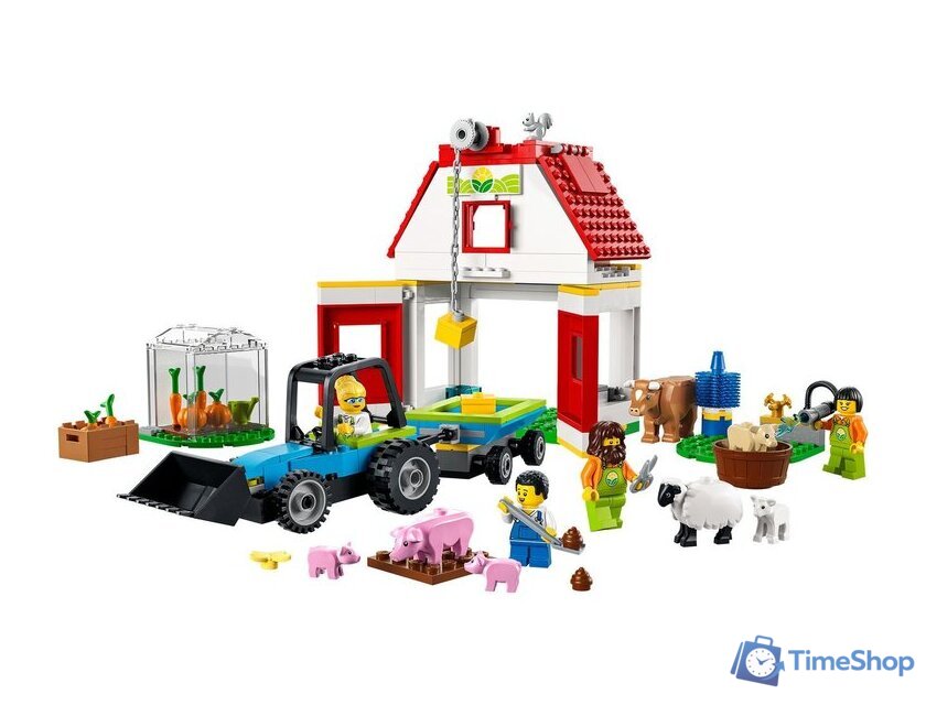Конструктор LEGO City 60346 Ферма и амбар с животными - Изображение №4 — Интернет-магазин Time-Shop