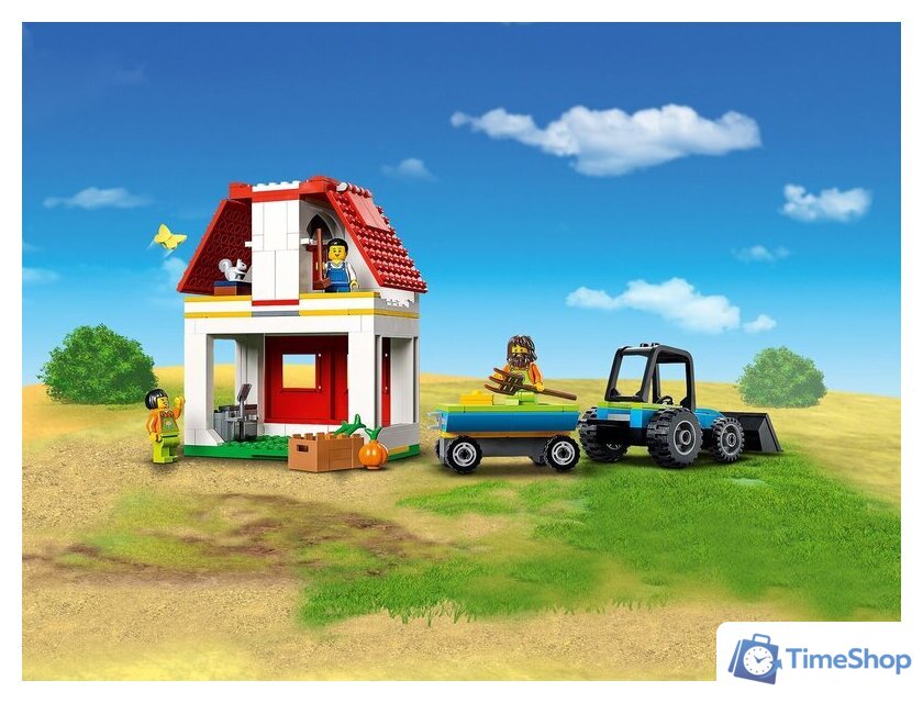 Конструктор LEGO City 60346 Ферма и амбар с животными - Изображение №2 — Интернет-магазин Time-Shop