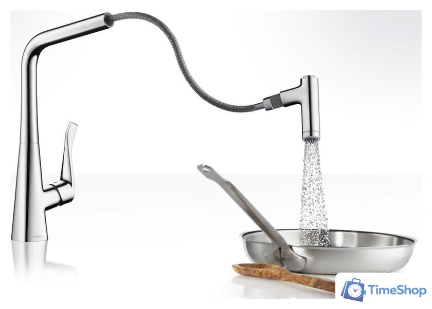 Смеситель Hansgrohe Metris 14820800 - Изображение №3 — Интернет-магазин Time-Shop