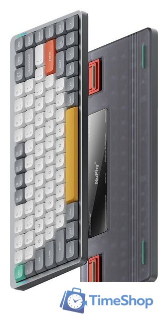 Клавиатура NuPhy Air75 V2 Lunar Gray (NuPhy Low Profile Cowberry, нет кириллицы) - Изображение №3 — Интернет-магазин Time-Shop