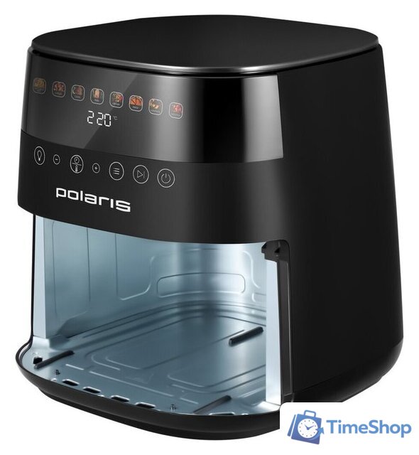 Аэрогриль (аэрофритюрница) Polaris PAF 8003W Wi-Fi IQ Home (черный) - Изображение №3 — Интернет-магазин Time-Shop