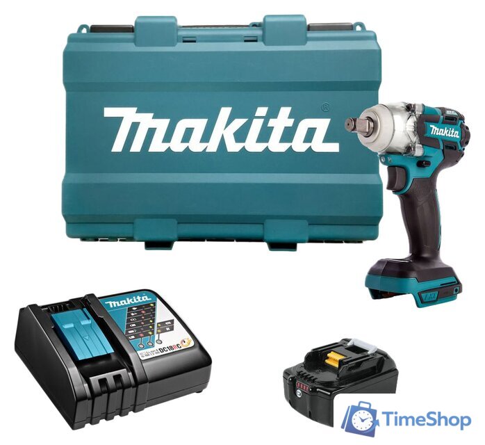 Шуруповерт Makita DTW285RTK (с 1-им АКБ, кейс) - Изображение №1 — Интернет-магазин Time-Shop