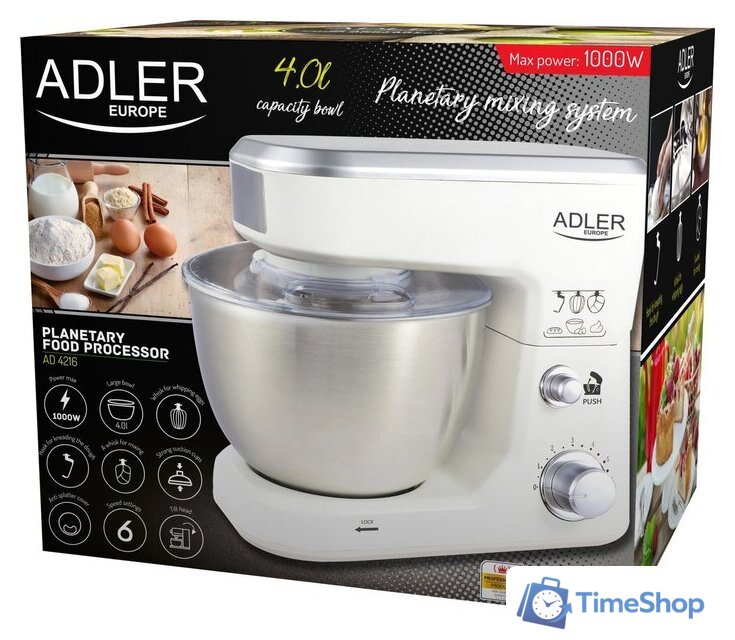 Планетарный миксер Adler AD 4216 - Изображение №7 — Интернет-магазин Time-Shop