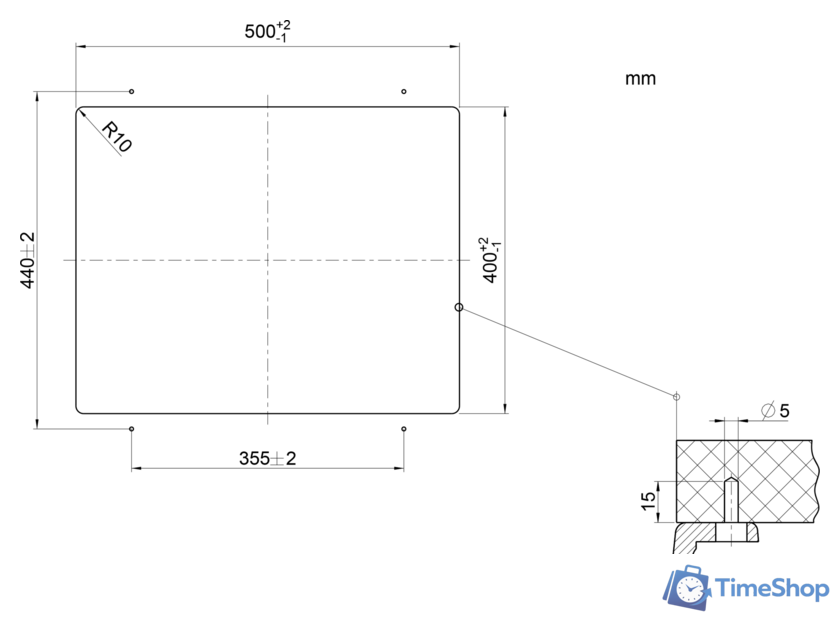 Кухонная мойка Blanco Rotan 500-U 523076 (белый) - Изображение №6 — Интернет-магазин Time-Shop