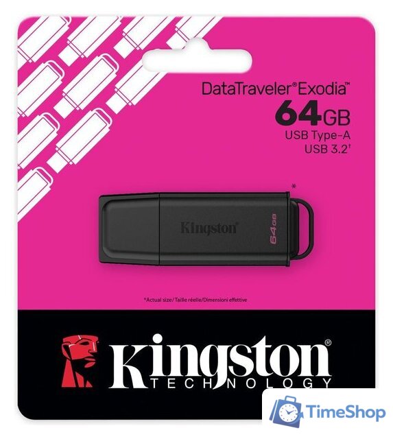 USB Flash Kingston DataTraveler Exodia 64GB DTXG2/64GB - Изображение №4 — Интернет-магазин Time-Shop