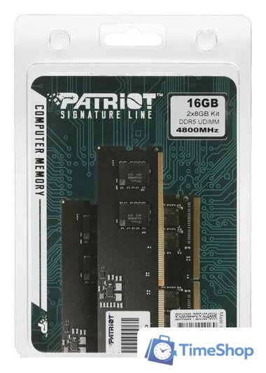 Оперативная память Patriot Signature Line 2x16ГБ DDR5 5600 МГц PSD532G5600K - Изображение №3 — Интернет-магазин Time-Shop