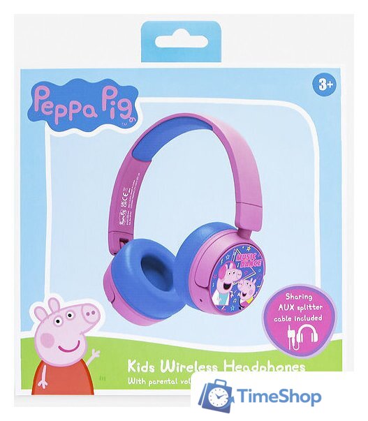 Наушники OTL Technologies Peppa Pig Kids Wireless PP0982 - Изображение №2 — Интернет-магазин Time-Shop