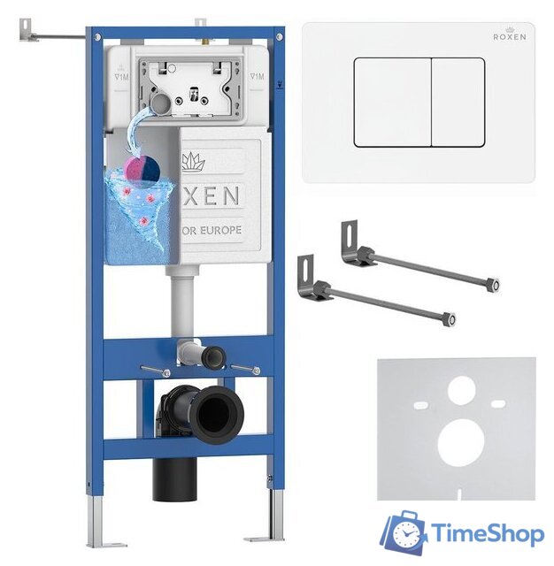 Инсталляция для унитаза Roxen StounFix Dual Fresh 868402 - Изображение №1 — Интернет-магазин Time-Shop