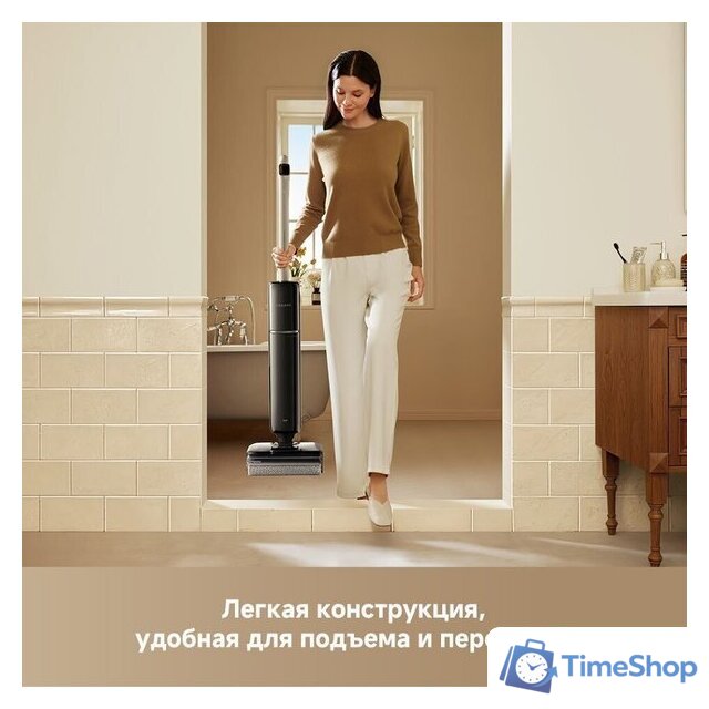 Вертикальный моющий пылесос Dreame G12 Wet and Dry Vacuum HHR32A (евровилка, черный) - Изображение №6 — Интернет-магазин Time-Shop