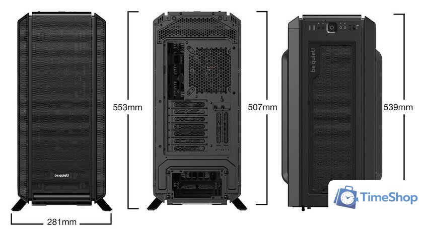 Корпус be quiet! Silent Base 802 (черный) - Изображение №11 — Интернет-магазин Time-Shop