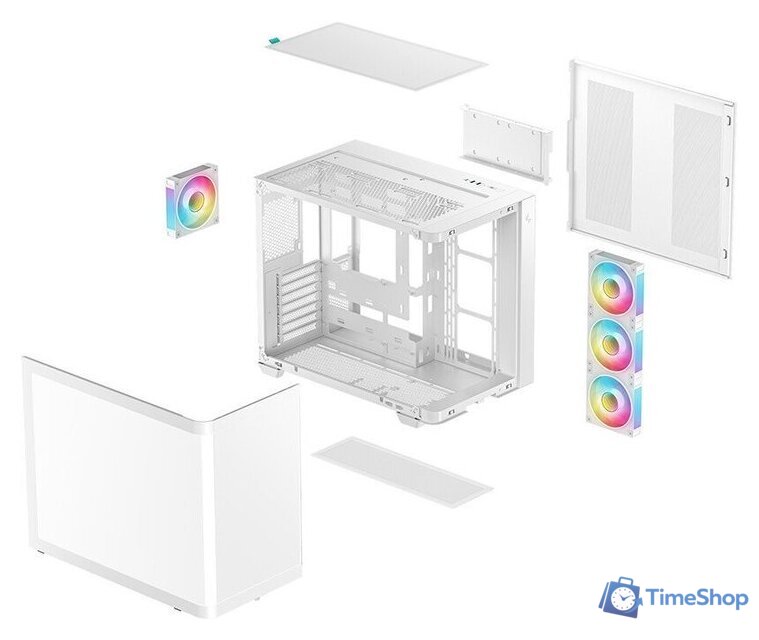 Корпус DeepCool CG530U 4F WH R-CG530U-WHAGA4-G - Изображение №8 — Интернет-магазин Time-Shop
