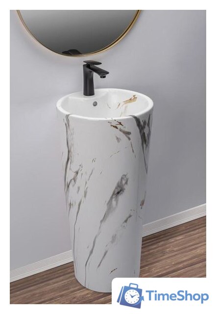 Умывальник Rea Blanka (матовый камень) - Изображение №5 — Интернет-магазин Time-Shop