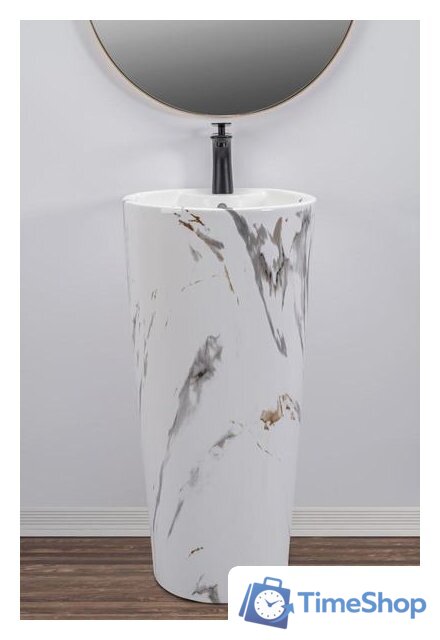 Умывальник Rea Blanka (матовый камень) - Изображение №3 — Интернет-магазин Time-Shop